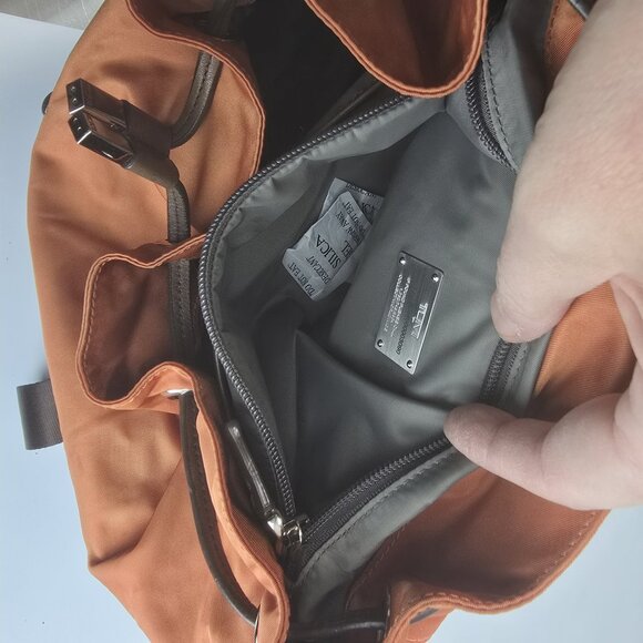 TUMI midsize Backpack (burnt orange) - Picture 13 of 16